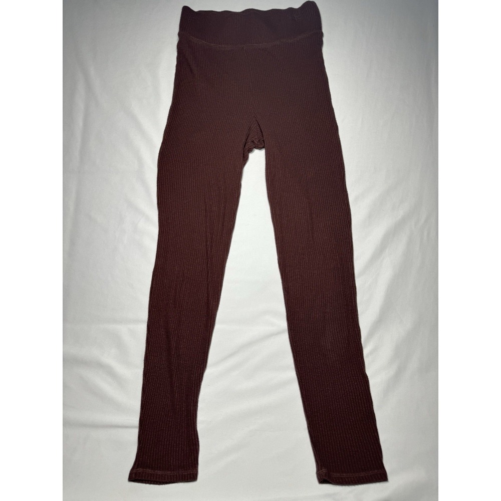 Abercrombie And Fitch Womens Brown Ribbed Skinny Loungewear Pants‎ Size Medium